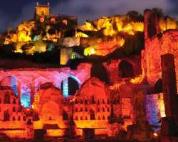 An amazing sound and light show is also organized An amazing sound and light show is also organized here. It is available in three different languages and should be attended to make the trip unforgett